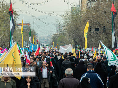 راهپیمایی روز جهانی قدس در تهران