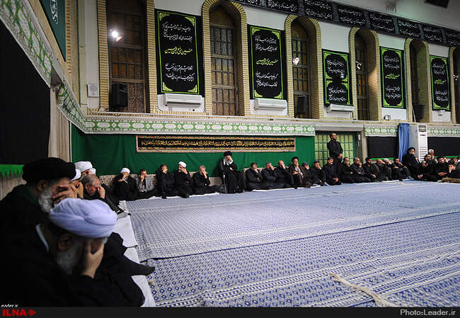 مراسم عزاداری شام غریبان در حسینیه امام خمینی