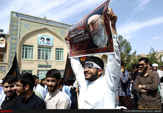  تجمع روحانیون و طلاب حوزه علمیه قم در اعتراض به حادثه منا