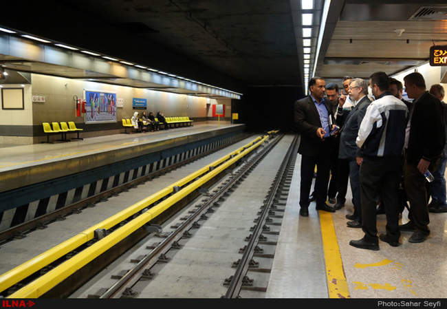 بازدید سرخو از شرکت بهره برداری مترو تهران