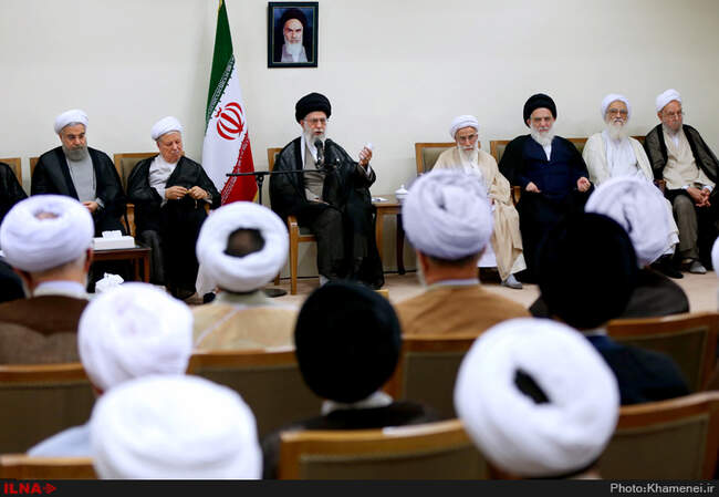 دیدار رئیس و اعضای مجلس خبرگان رهبری با رهبر انقلاب