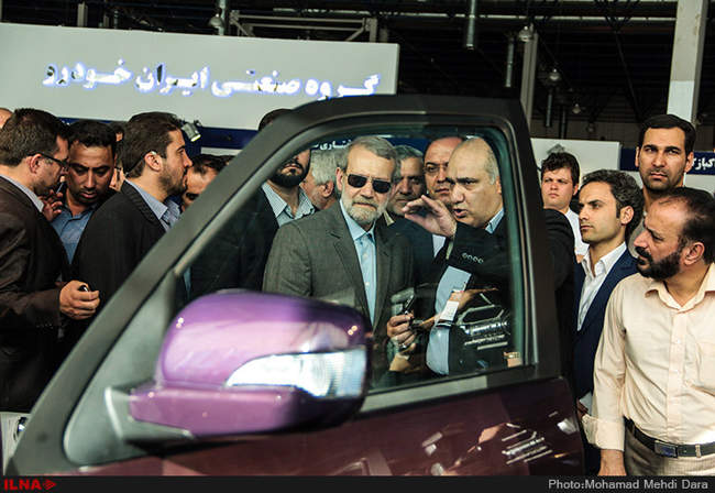 پانزدهمین نمایشگاه بین المللی خودرو با حضور علی لاریجانی 