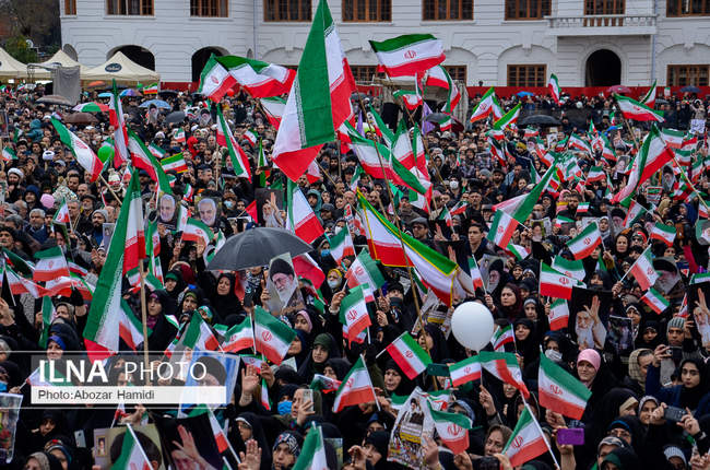 راهپیمایی 22 بهمن در استان گیلان ( رشت )