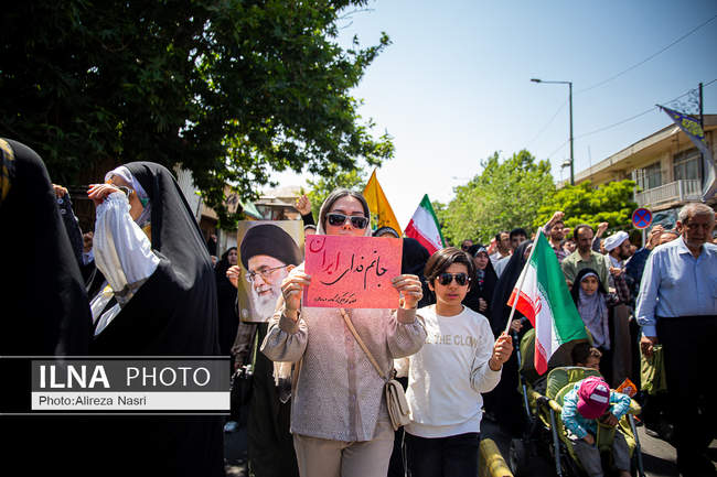 راهپیمایی جمعه خشم و نصر در قزوین