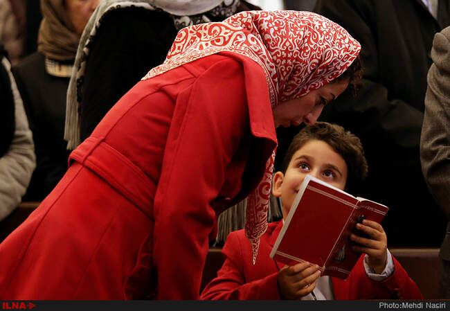 سال نو میلادی در کلیسا سرکیس مقدس 