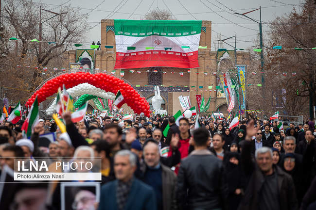 مراسم راهپیمایی ۲۲بهمن - قزوین