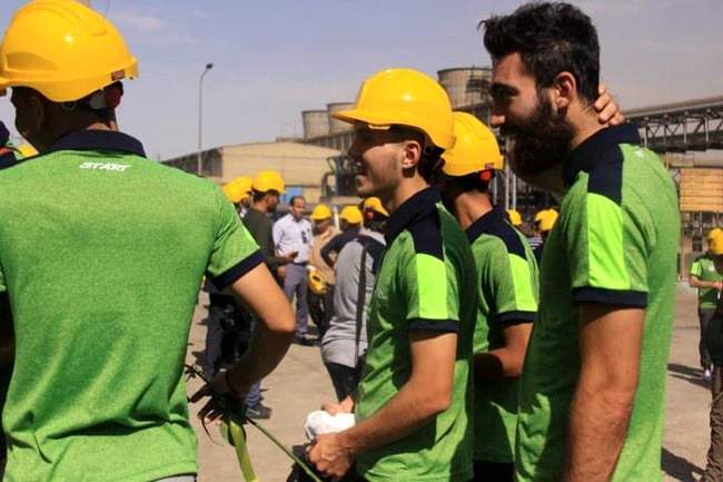 گزارش تصویری بازدید شاگردان منصوریان از کارخانه ذوب آهن