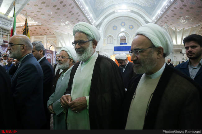 تجدید میثاق رییس و مسئولان قوه قضاییه با امام راحل