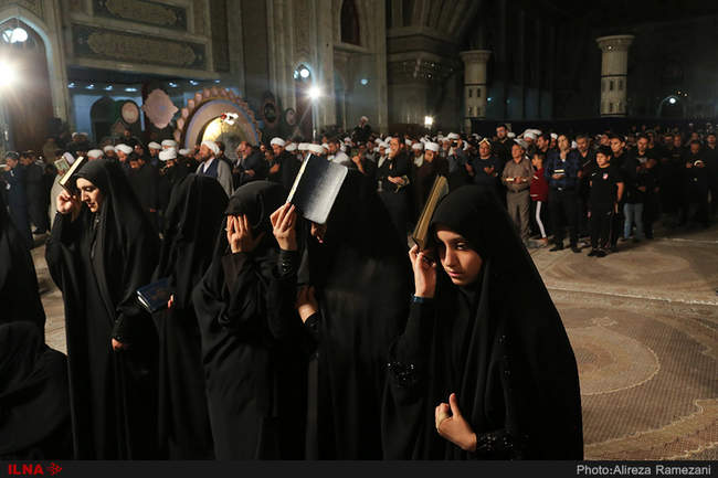 مراسم احیای شب بیست و یکم ماه مبارک رمضان در مرقد امام راحل