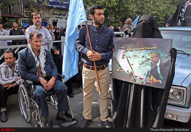 مراسم تشییع پیکر جان‌ باختگان فاجعه منا در تهران/2