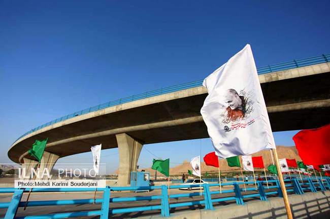 افتتاح پروژه بزرگ مجموعه پلهای شهید سلیمانی اصفهان توسط وزیر راه و ش