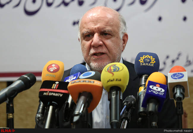 نشست خبری بیژن زنگنه، وزیر نفت بااصحاب رسانه