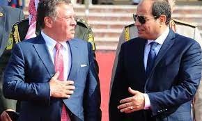 استقبال رئیسجمهوری مصر از پادشاه اردن در شرم الشیخ