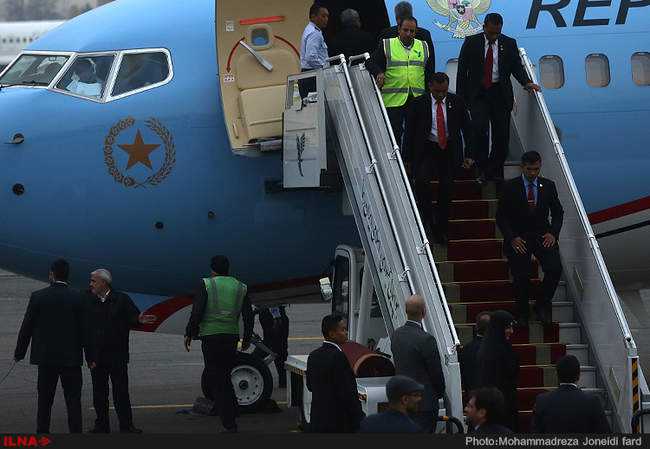 ورود جوکو ویدودو  رئیس جمهور اندونزی به تهران