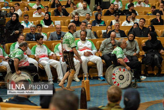 آیین تجلیل از قهرمانان سرافراز پارالمپیک ایران با حضور پزشکیان و دنی
