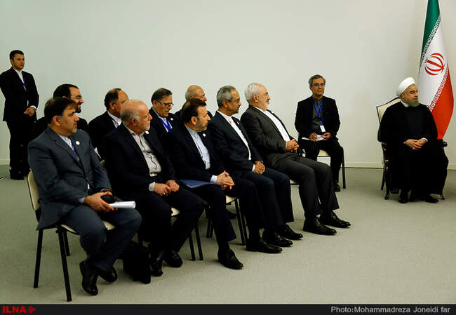 دیدار دو جانبه ی ولادیمیرپوتین و حسن روحانی‎