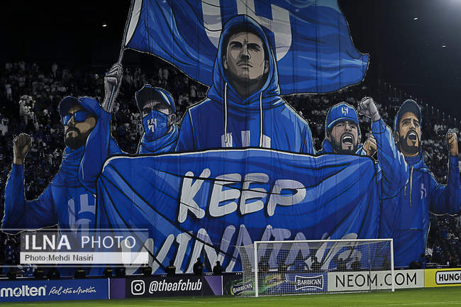 دیدار تیم‌های فوتبال استقلال ایران و الهلال عربستان 