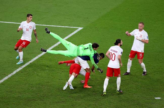 گزارش تصویری بازی فرانسه و لهستان