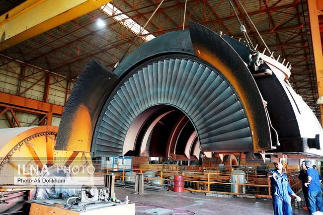تعمیرات اساسی واحد یک بخار نیروگاه بندرعباس