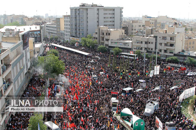 مراسم تشییع شهدای اقتدار - تهران / 1