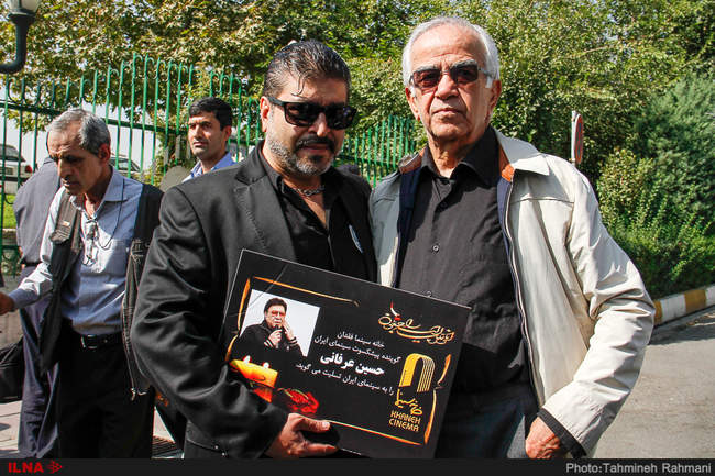 مراسم تشییع پیکر حسین عرفانی (دوبلور پیشکسوت)