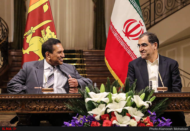 مراسم استقبال رسمی از رییس جمهور سریلانکا