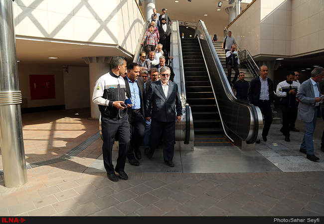 بازدید سرخو از شرکت بهره برداری مترو تهران