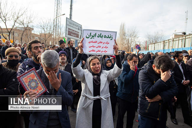 تشییع شهدای مدافع امنیت در قزوین