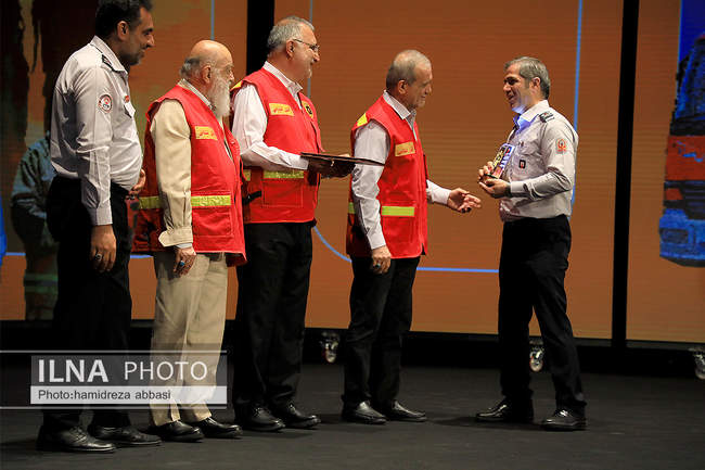 مراسم گرامیداشت روز آتش‌نشان با حضور رئیس‌جمهور