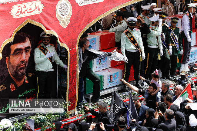 مراسم تشییع شهدای اقتدار - تهران / 1