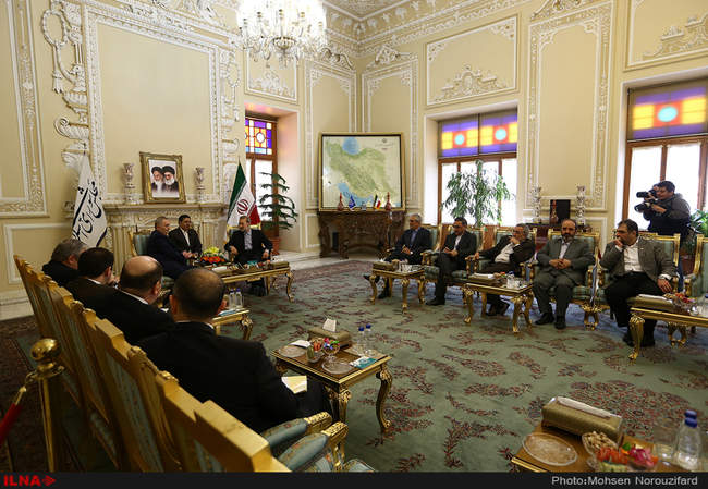 دیدار علی لاریجانی، رئیس مجلس با وزیر خارجه رومانی‎