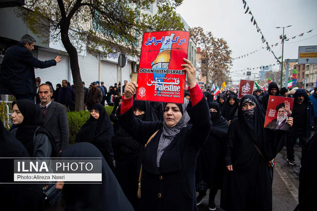 راهپیمایی روز قدس در قزوین