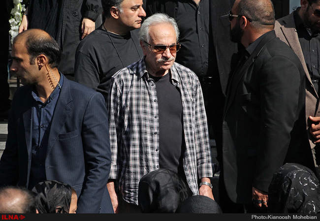 مراسم تشییع پیکر هما روستا