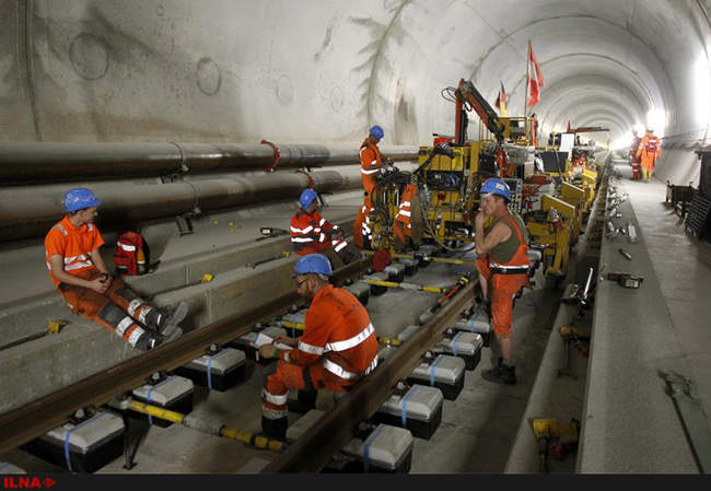 ساخت طولانی‌ترین تونل جهان در کوه‌های ٱلپ