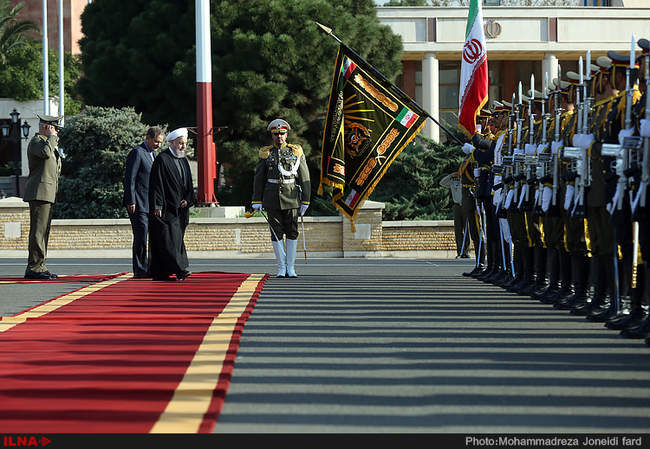 مراسم بدرقه رییس جمهور در سفر به سه کشور جنوب شرق آسیا