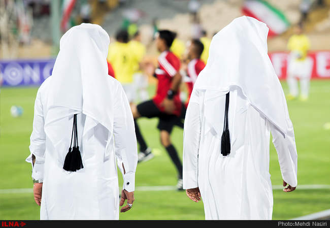 حاشیه‌های دیدار تیم های ملی ایران و قطر