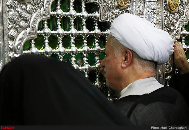 سفر آیت الله هاشمی رفسنجانی به قم