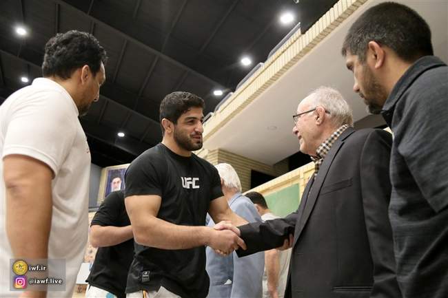 رئیس و دبیر اسبق فدراسیون مهمان علیرضا دبیر بودند(گزارش تصویری)