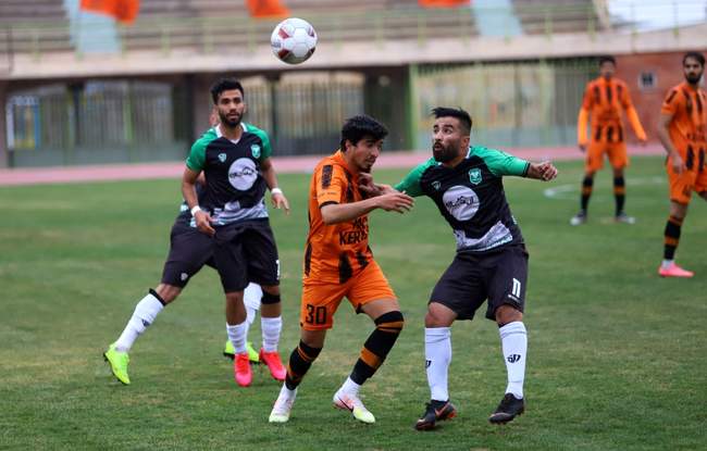 تصاویر/ دیدار مس کرمان و خیبر خرم آباد