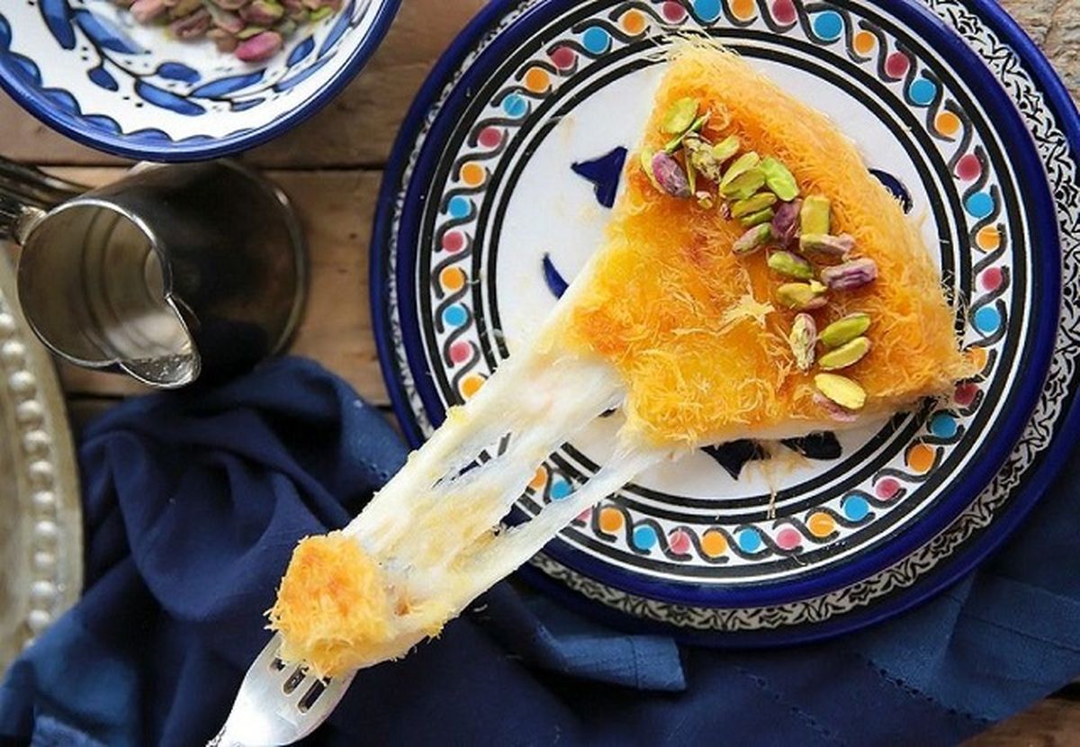 ۲ طرز تهیه دسر کنافه پنیری ترکی 