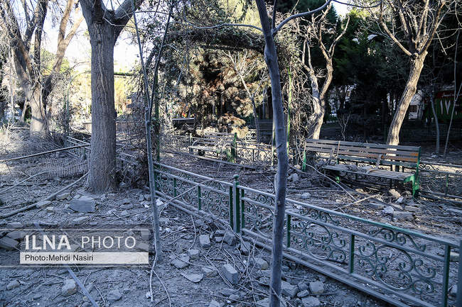 خیابان ترکمنستان و فردوسی یک روز بعد از تجاوز