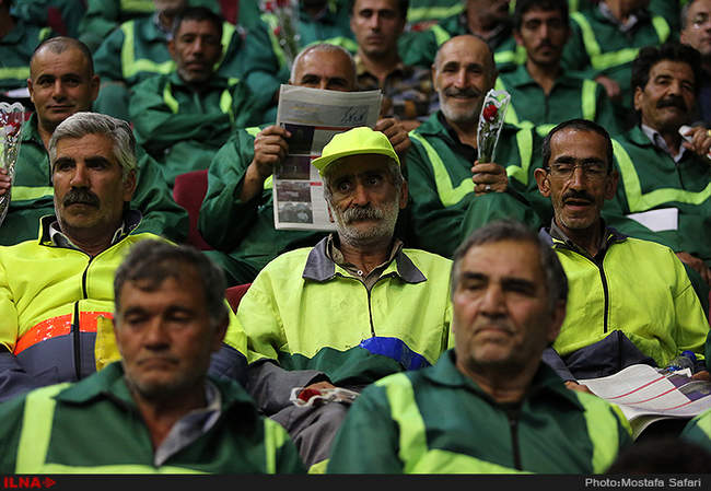 چهارمین همایش تقدیر از نمایندگان کارگری شهرداری تهران