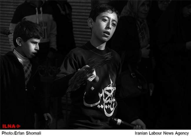 عزاداران امام حسین(ع) در شهر / قزوین