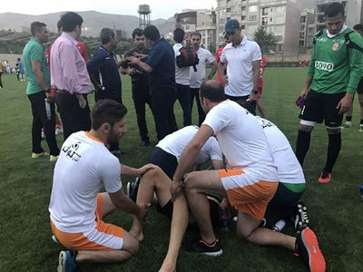گلر تراکتورسازی به بیمارستان منتقل شد