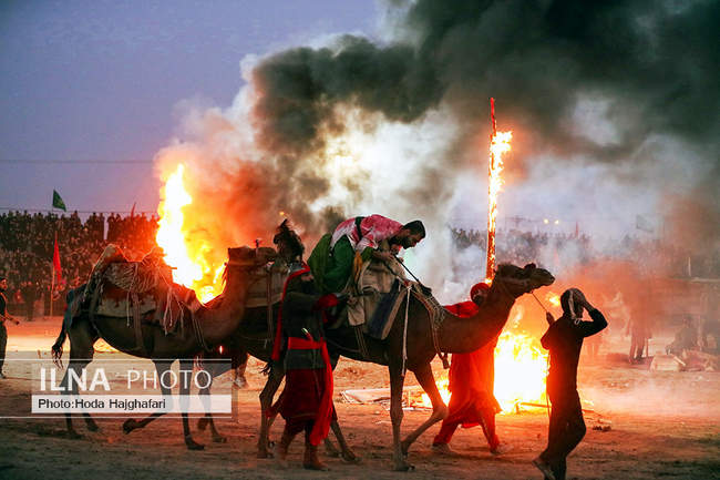 تعزیه روز یازدهم محرم در نوش آباد کاشان