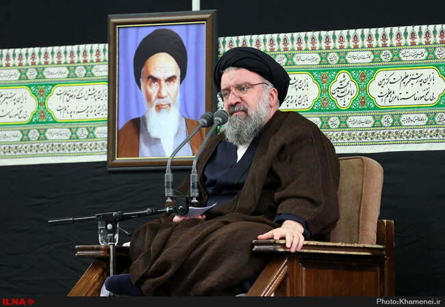آخرین شب عزاداری محرم در حسینیه امام خمینی