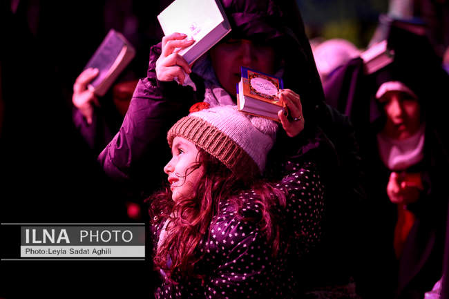 مراسم احیا شب بیست و سوم  ماه مبارک رمضان در امام‌ زاده صالح (ع) تهران
