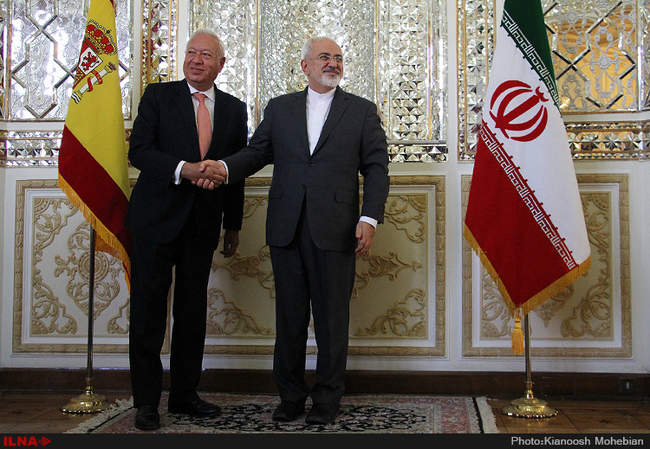 دیدار محمد جواد ظریف با وزیر خارجه اسپانیا