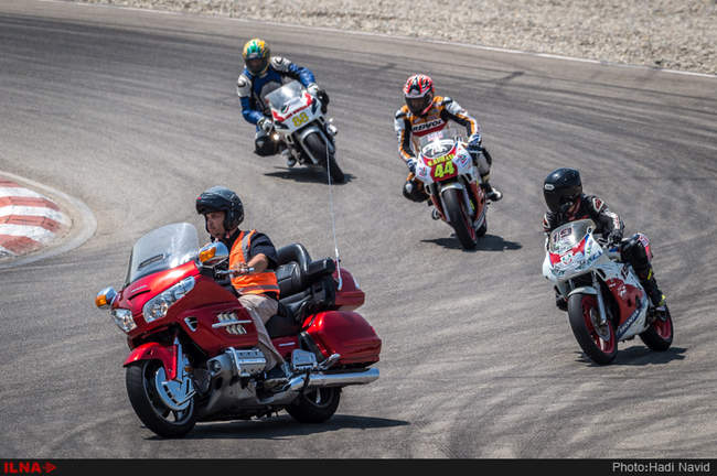 دور دوم مسابقات موتورسواری سرعت ایران