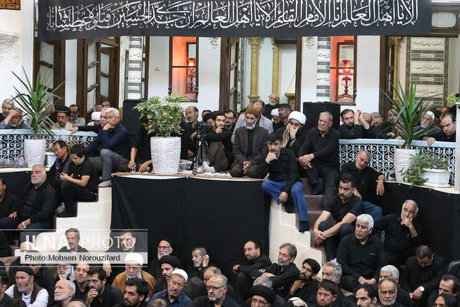 مراسم عزاداری آیات عظام صافی گلپایگانی ، شهرستانی و  علوی بروجردی با 